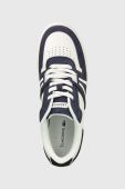 Шкіряні кросівки Lacoste L001 Leather Trainers колір синій 45SMA0036