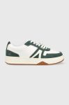 Шкіряні кросівки Lacoste L001 Leather Colour Trainers колір зелений 45SMA0070 Шкіряні кросівки Lacoste L001 Leather Colour Trainers колір зелений 45SMA0070