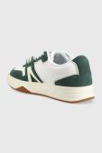 Шкіряні кросівки Lacoste L001 Leather Colour Trainers колір зелений 45SMA0070