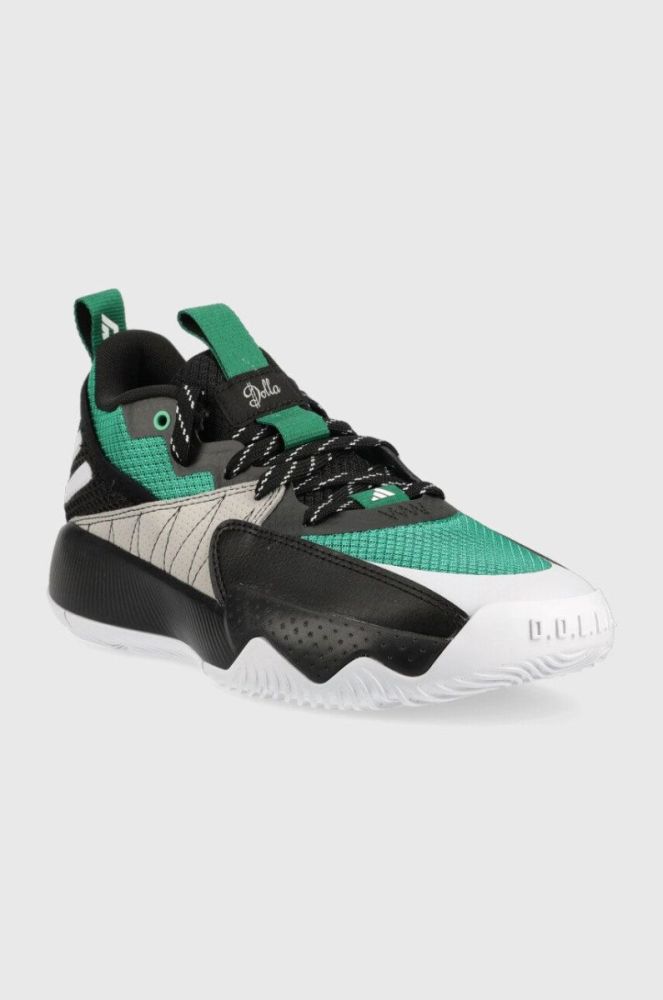 Кросівки для тренувань adidas Performance Dame Certified колір зелений фото 2