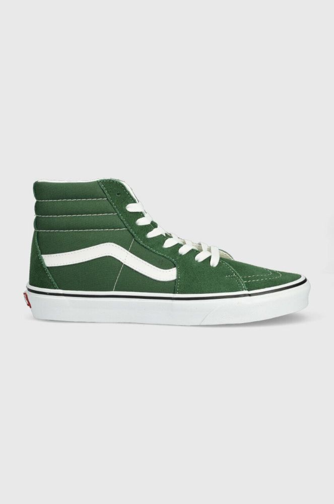 Кеди Vans SK8-Hi колір зелений VN0005U96QU1