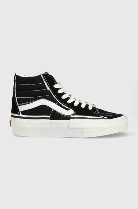 Кеди Vans SK8-Hi Reconstruct колір чорний VN0005UK6BT1 VN0005UK6BT1-DKGRN