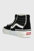 Кеди Vans SK8-Hi Reconstruct колір чорний VN0005UK6BT1 VN0005UK6BT1-DKGRN