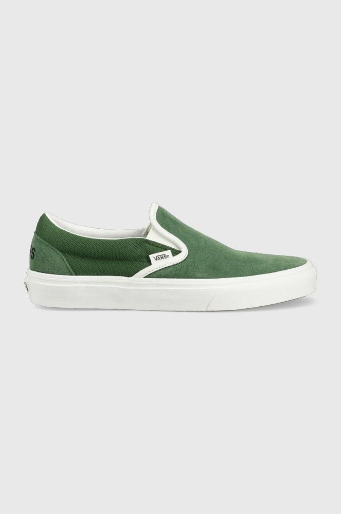 Кеди Vans Classic Slip-On колір зелений VN0A7Q5DY9H1