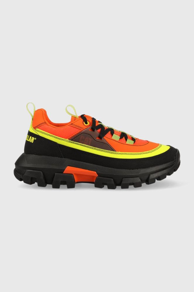 Шкіряні кросівки Caterpillar RAIDER LACE SUPERCHARGED колір помаранчевий P111052