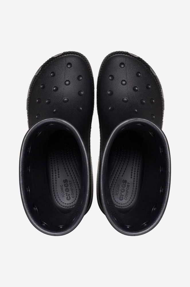 Гумові чоботи Crocs Classic Rain Boot колір чорний 208363.BLACK-BLACK фото 2