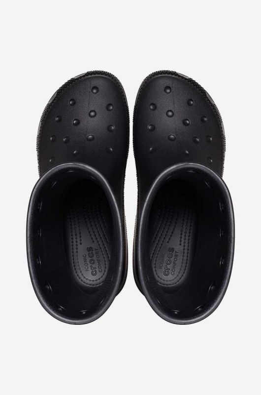 Гумові чоботи Crocs Classic Rain Boot колір чорний 208363.BLACK-BLACK фото 2
