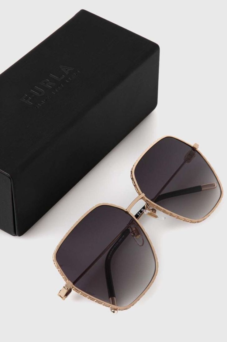 Сонцезахисні окуляри Furla жіночі колір коричневий (3170557)