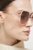 Сонцезахисні окуляри Furla жіночі колір бежевий