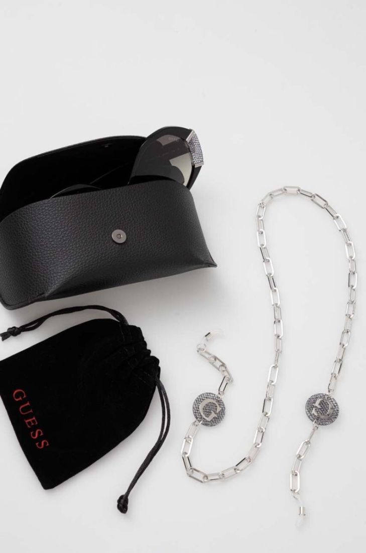 Сонцезахисні окуляри Guess жіночі колір чорний (3310967)
