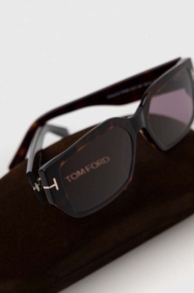 Сонцезахисні окуляри Tom Ford жіночі колір коричневий (3170580) фото 5