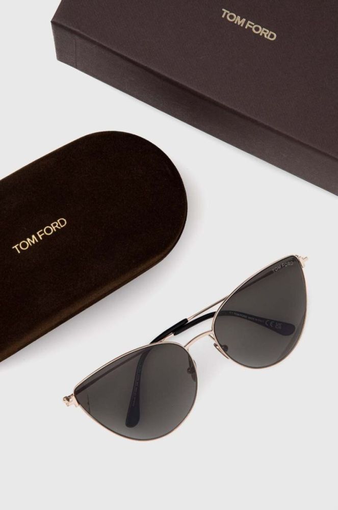 Сонцезахисні окуляри Tom Ford жіночі колір чорний (3170581) фото 5