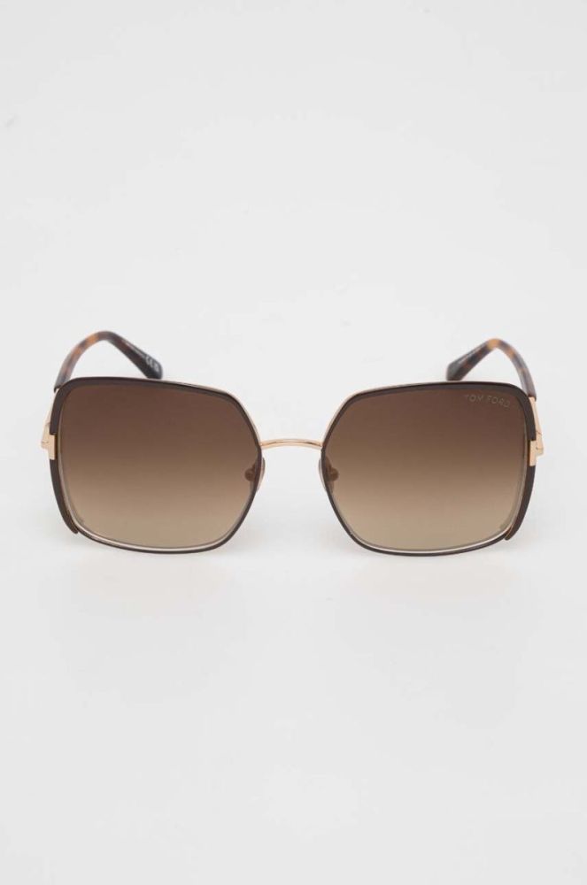 Сонцезахисні окуляри Tom Ford жіночі колір коричневий (3310970) фото 3