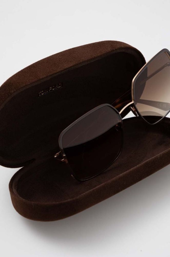 Сонцезахисні окуляри Tom Ford жіночі колір коричневий (3310970) фото 4