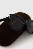 Сонцезахисні окуляри Tom Ford жіночі колір чорний (3170582)