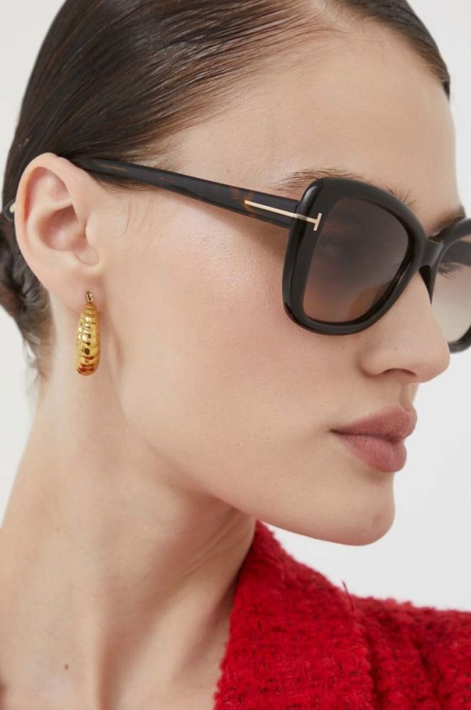 Сонцезахисні окуляри Tom Ford жіночі колір коричневий (3170583) фото 5
