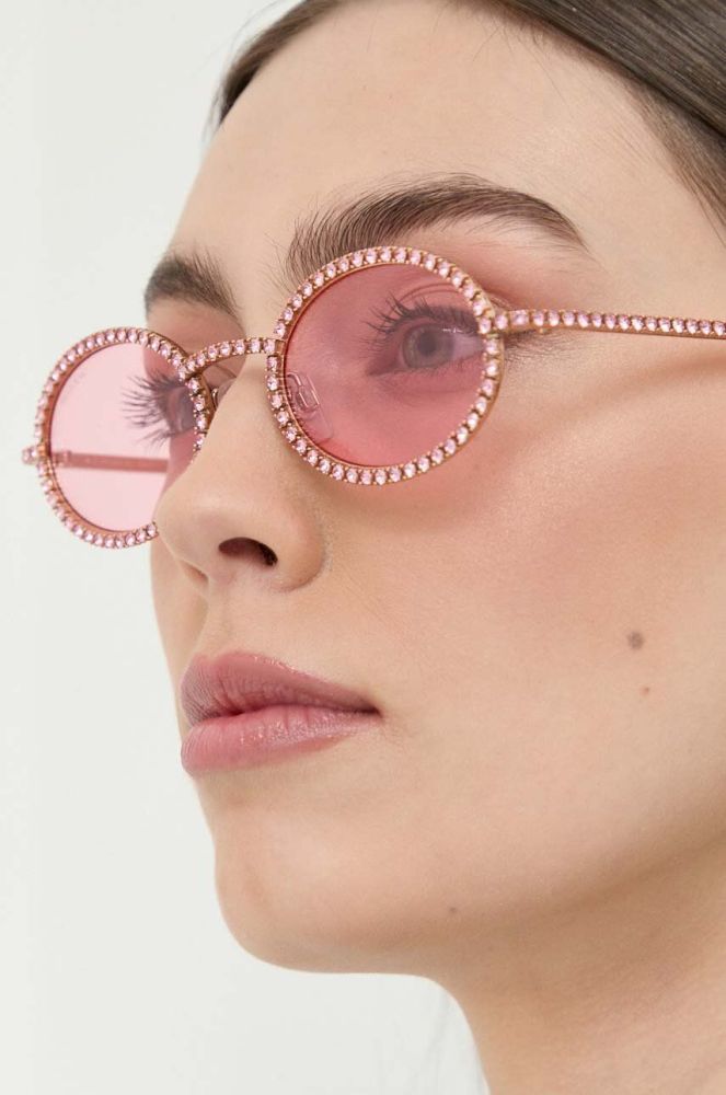 Сонцезахисні окуляри Swarovski 5625297 MILLENIA жіночі колір рожевий