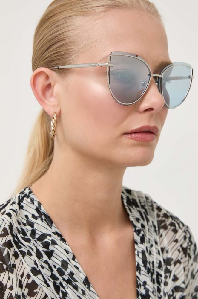 Сонцезахисні окуляри Guess жіночі колір срібний (3395564)