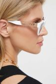 Сонцезахисні окуляри Guess жіночі колір білий