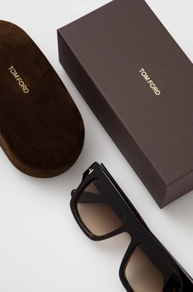 Сонцезахисні окуляри Tom Ford чоловічі колір червоний фото 3