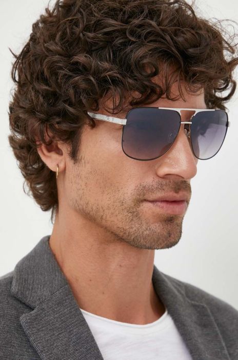 Сонцезахисні окуляри Guess чоловічі колір чорний (3439944)