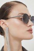 Сонцезахисні окуляри Guess колір сірий