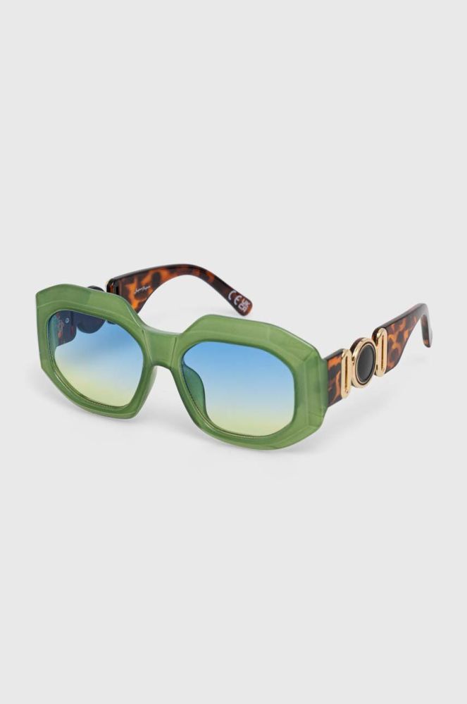 Сонцезахисні окуляри Jeepers Peepers колір зелений