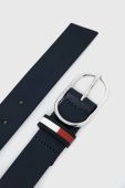 Шкіряний ремінь Tommy Jeans жіночий колір синій (2893710)