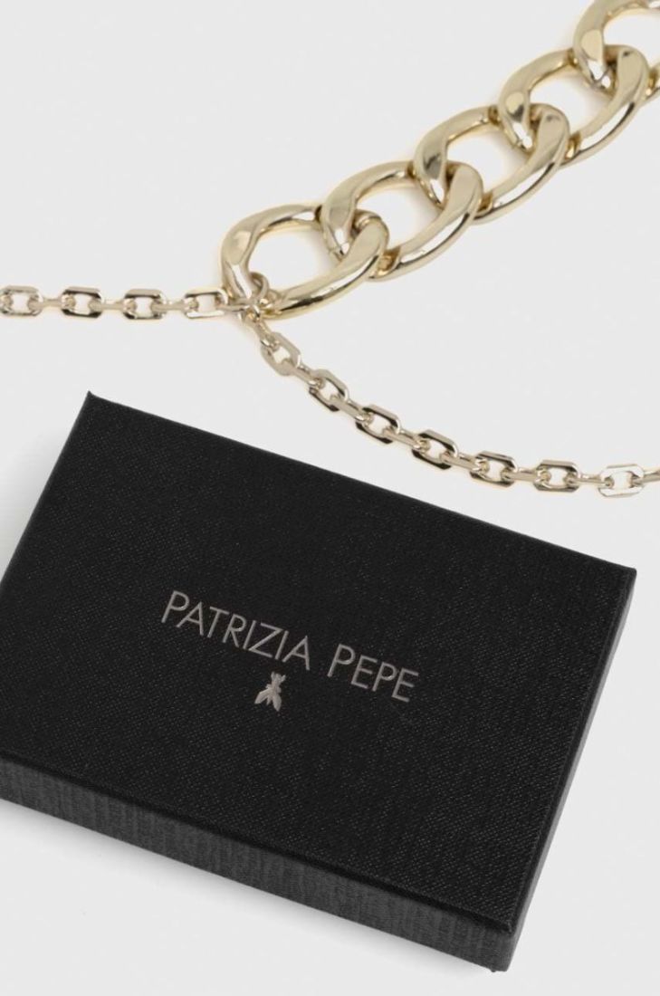 Ремінь Patrizia Pepe жіночий колір золотий (2863886)