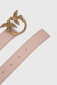 Шкіряний ремінь Pinko жіночий колір рожевий (2914857)