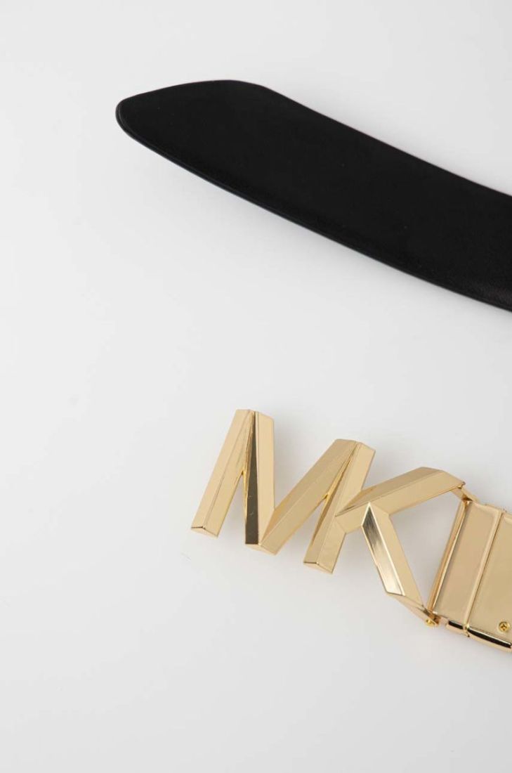 Двосторонній шкіряний ремінь MICHAEL Michael Kors жіночий колір чорний (2923815)