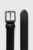Шкіряний ремінь Tommy Hilfiger чоловічий колір чорний (2822145)