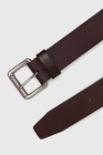 Шкіряний ремінь Superdry чоловічий колір коричневий (3163276)