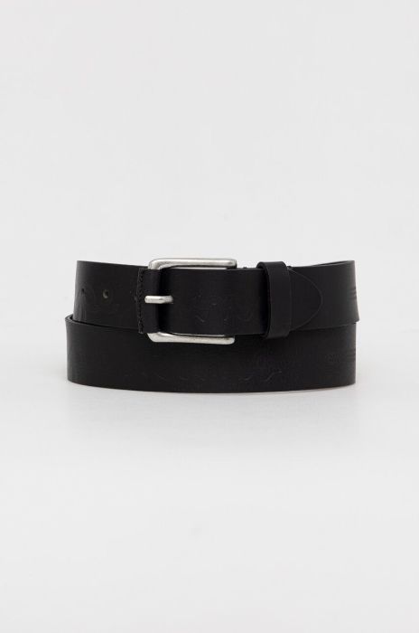 Шкіряний ремінь Pepe Jeans чоловічий колір чорний (3132461)