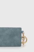 Чохол на банківські карти Guess жіночий колір блакитний