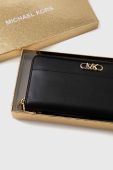 Шкіряний гаманець MICHAEL Michael Kors жіночий колір чорний (2890854)