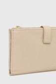 шкіряний гаманець Patrizia Pepe жіночий колір бежевий (2859234)