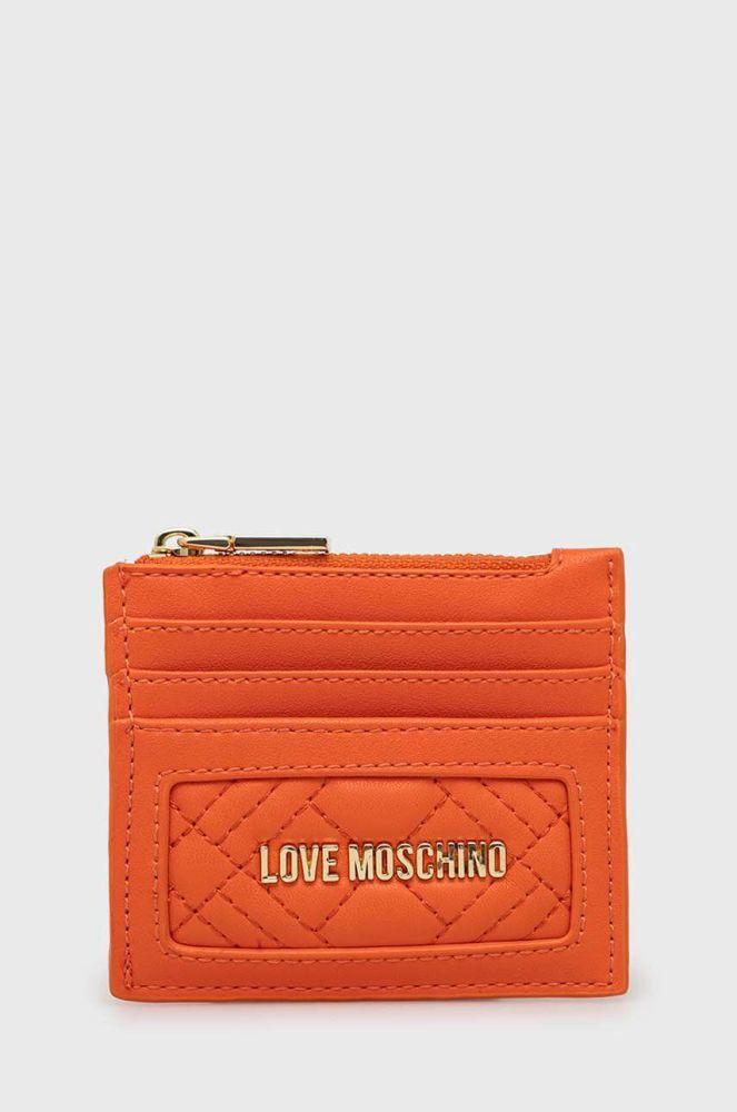 Чохол на банківські карти Love Moschino колір помаранчевий