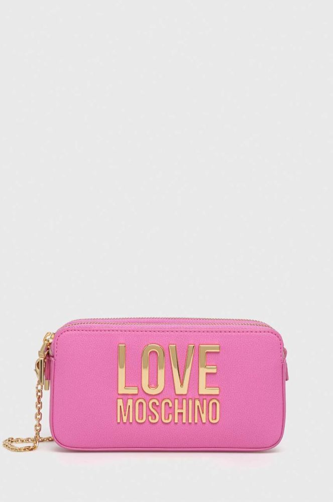 Гаманець Love Moschino жіночий колір рожевий (3104101)