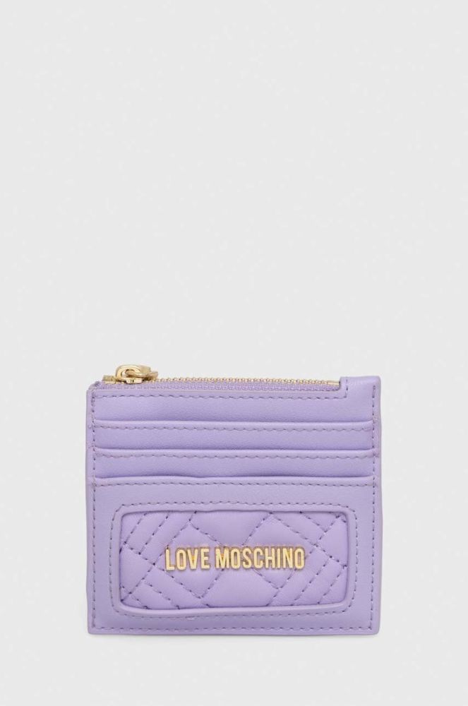 Гаманець Love Moschino жіночий колір фіолетовий (3245194)