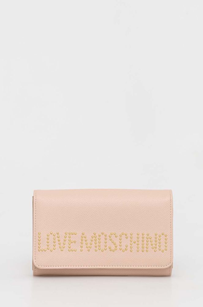 Гаманець Love Moschino жіночий колір бежевий (3099180)