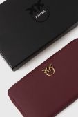 Шкіряний гаманець Pinko жіночий колір рожевий (3432949)