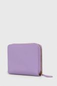 Шкіряний гаманець Pinko жіночий колір фіолетовий (3432954)
