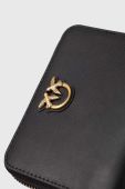 Шкіряний гаманець Pinko жіночий колір чорний (2914950)