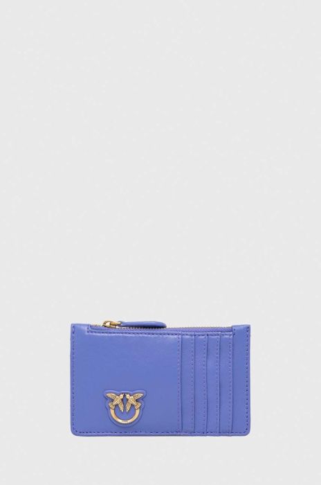 Шкіряний гаманець Pinko жіночий колір фіолетовий (2969145)