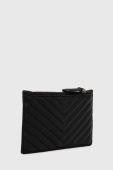 Шкіряний гаманець Pinko жіночий колір чорний (2969146)