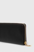 Шкіряний гаманець Coach жіночий колір чорний (3256720)