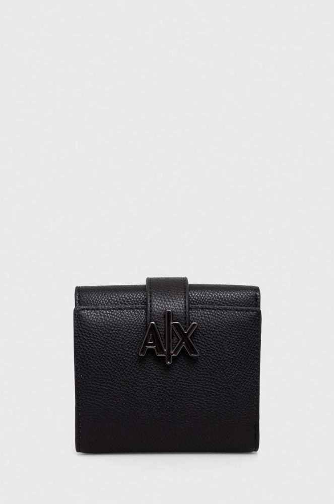 Гаманець Armani Exchange жіночий колір чорний (3128567)