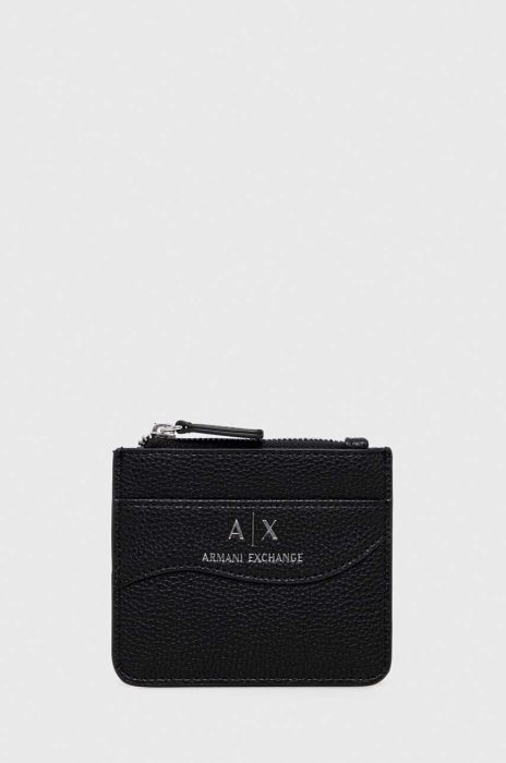 Гаманець Armani Exchange жіночий колір чорний (3128569)