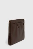 Шкіряний чохол Tommy Hilfiger колір коричневий